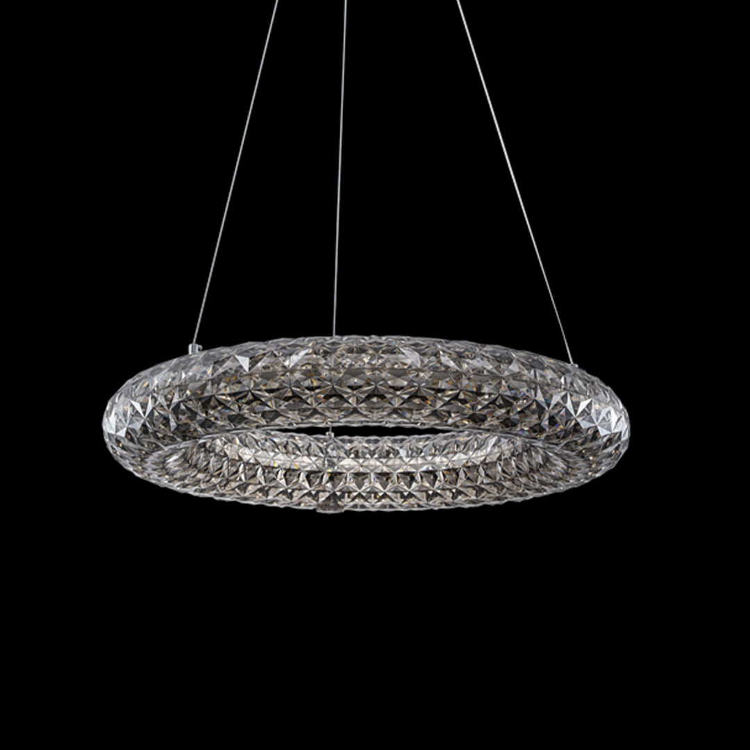 Crystal Halo LED Pendant Light