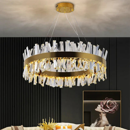 24 Inch Radiant Crystal Chandelier