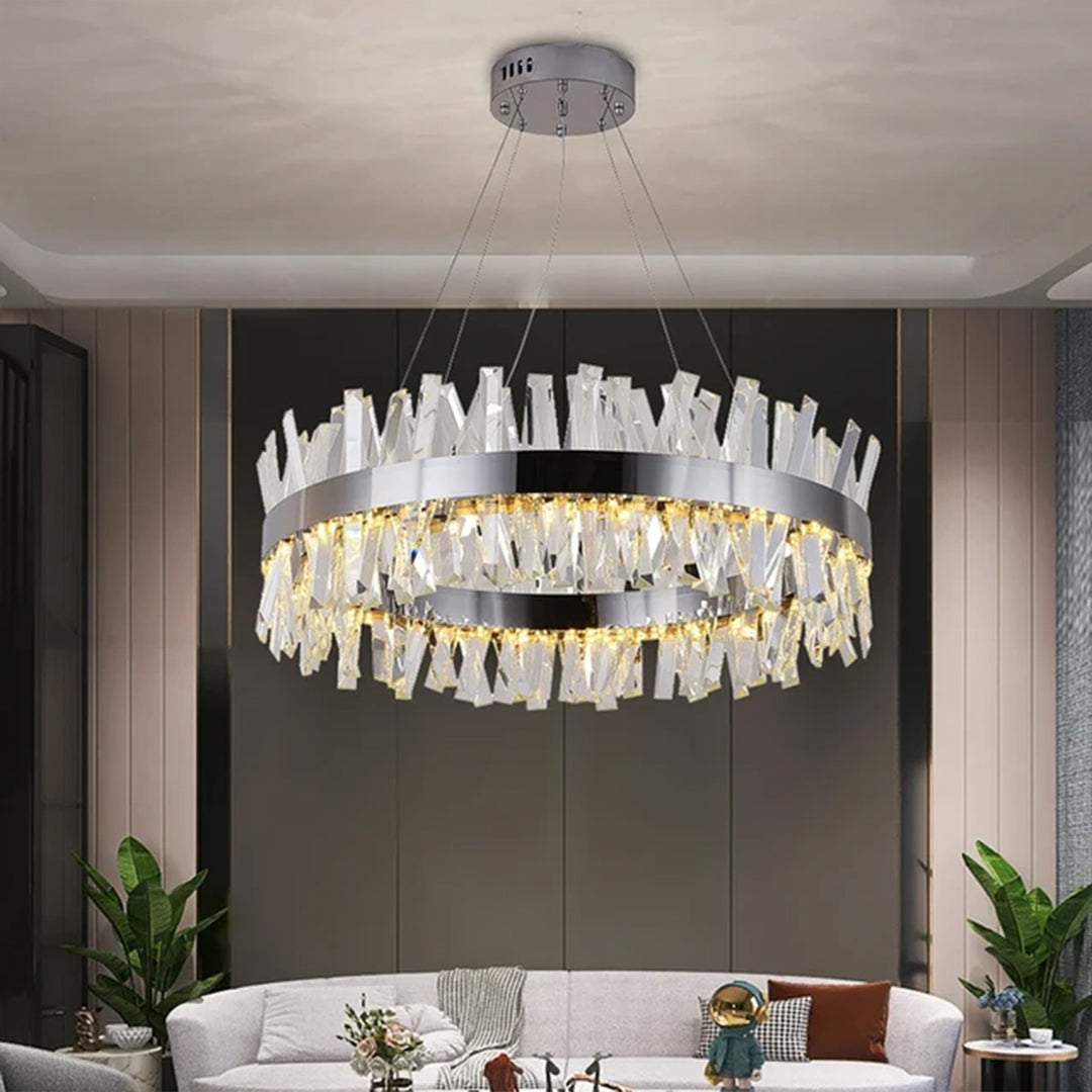 24 Inch Radiant Crystal Chandelier