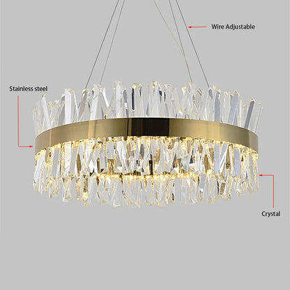 24 Inch Radiant Crystal Chandelier