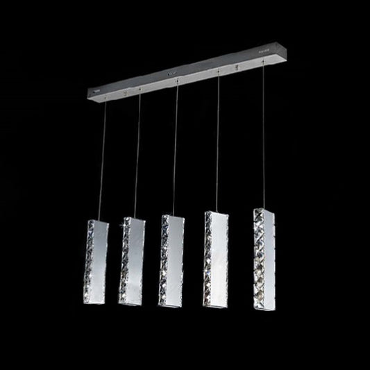 Linear Crystal LED Pendant Light