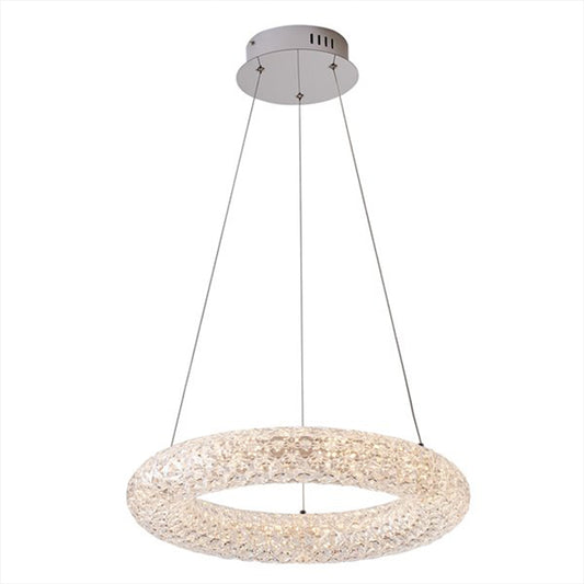 Crystal Halo LED Pendant Light